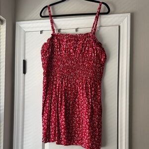Wild Fable Red Floral Mini Dress